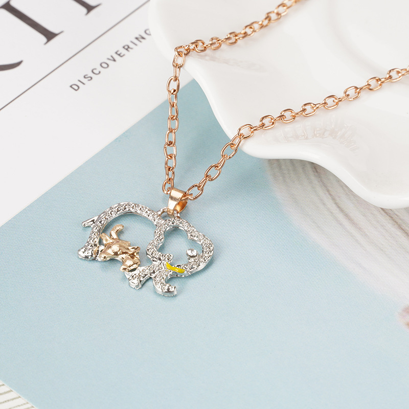 Personalised Tiny Elephant Pendant Necklace | Lisa Angel