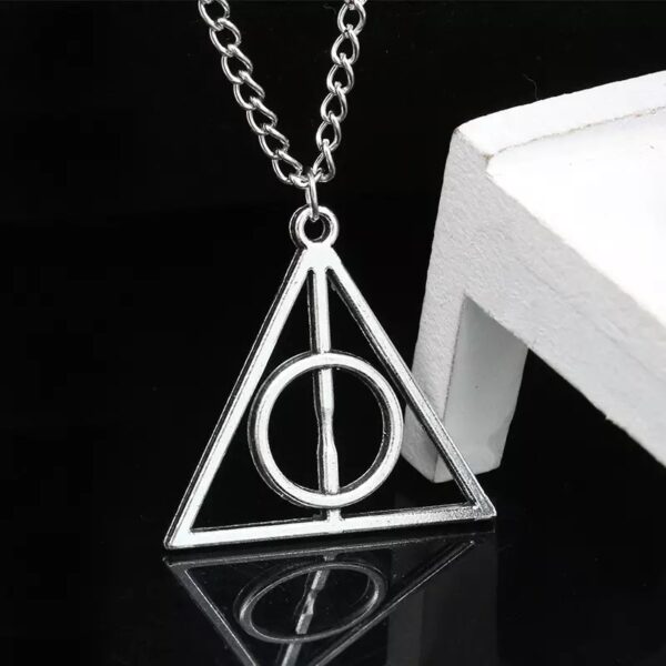 Pinapes Harry Potter Necklace for Girls Famous Harry Potter Deathly Hallows Pendants for Girls